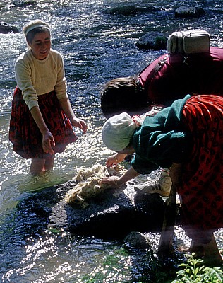 Frauen waschen Wolle - Ihlara-Tal