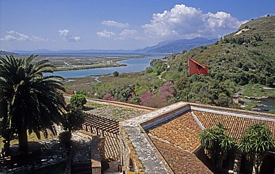 Blick von der Festung auf den Vivar-Kanal - Butrint