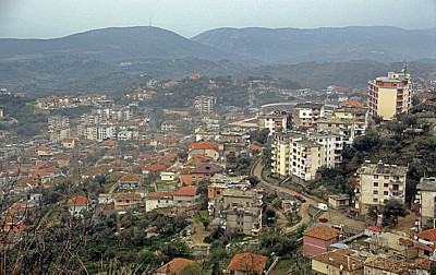 Blick von der Festung auf die Stadt - Kruja