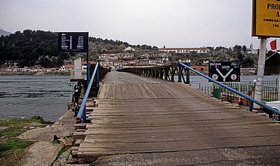 Holzbrücke über die Buna - Shkodra