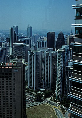 Blick von der Skybridge der Petronas Towers - Kuala Lumpur