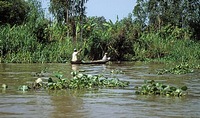 Boote sind die gängigen Verkehrsmittel - Mekong-Delta