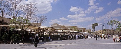 Cafés und Restaurants unterhalb der Zitadelle - Aleppo