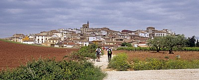 Blick auf den Ort  - Cirauqui