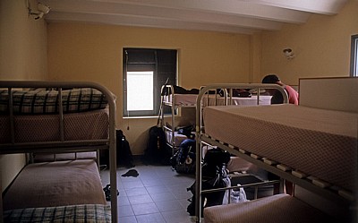 Schlafsaal einer Pilgerherberge - Logroño