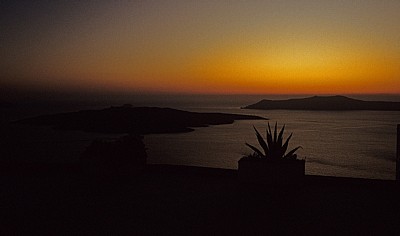 Sonnenuntergang  - Fira
