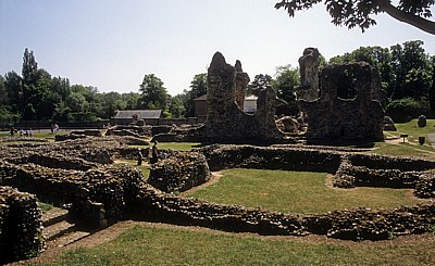 Ruinen der Bury St Edmunds Abbey (Abtei) - Bury St Edmunds