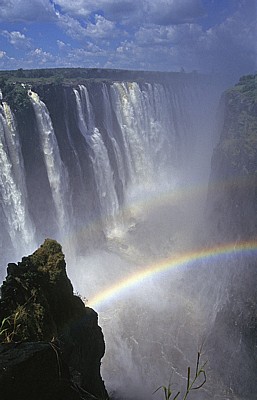 Danger Point: Rainbow Falls und Eastern Cataract - Victoriafälle