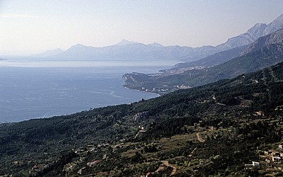 Blick auf die Makarska Riviera - Gespanschaft Split-Dalmatien