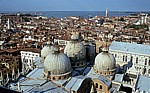 Blick vom Campanile: Basilica San Marco - Venedig