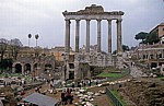 Forum Romanum: Tempel des Saturn - Rom