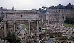 Westliches Forum Romanum: Septimius-Severus-Bogen - Rom
