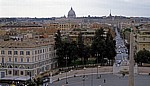 Blick über die Piazza del Popolo - Rom