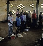 Schulklasse während des Unterrichts - Provinz Manica