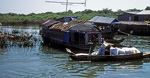 Schwimmende Häuser in der Mündung des Siem Reap-Flusses - Tonle Sap