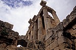 Tempel des Bacchus: Säulenhalle - Baalbek