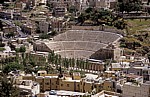 Blick vom Jebel al-Qalaa (Zitadelle): Römisches Theater - Amman