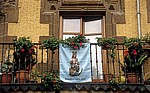 Balkonschmuck für das Fest “Virgen del Puy“ - Estella