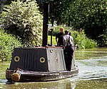 Grand Union Canal Leicester Line: Traditionelles Steam-Narrowboat - Crick