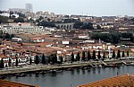 Sé do Porto (Kathedrale): Blick auf Vila Nova de Gaia - Porto