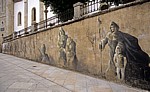 Jakobsweg (Camino Francés): Calle Mayor - Graffiti - Sarria