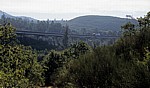 Jakobsweg (Caminho Português): Autobahnbrücke (A 9) bei Valga - Galicia