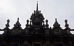 Altstadt: Casa del Cabildo – Detail der Fassade - Santiago de Compostela