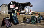Fischerhütte: Verkauf von frischem Fisch - Aldeburgh