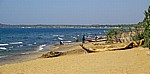 Menschen am Strand des Malawisees - Nkhotakota