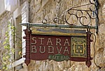 Stari Grad (Altstadt): Aushängeschild (Kafe Bar) - Budva