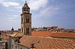Stari Grad (Altstadt): Blick von der Stadtmauer - Dominikanski samostan i crkva u Dubrovniku (Dominikanerkloster) - Dubrovnik