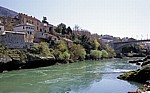 Fluß Neretva - Mostar