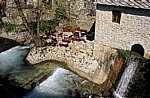 Stari Grad (Altstadtdt): Restaurant am Zufluß der Neretva - Mostar
