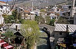 Stari Grad (Altstadt): Kriva Cuprija (Krumme Brücke) - Mostar